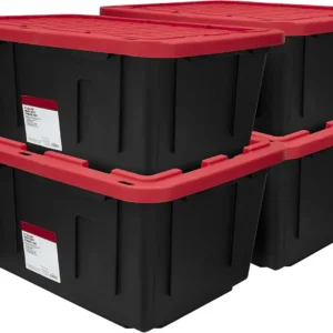 MioeDi 27 Gallon Plastic Storage Bin Container